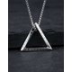 thumbnail image 3 of Collar Vikingo Titanio Triangulo Runas Nordicas, 3 of 3