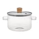 thumbnail image 3 of Olla De Vidrio Con Tapa, Utensilios De Cocina De Vidrio De Borosilicato Para Pasta, Fideos, Leche, 3 of 5