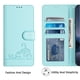 thumbnail image 4 of Funda tipo cartera FOXDOCK para Samsung Galaxy A35 5G con soporte, ranuras, RFID, diseño de gato, 4 of 5