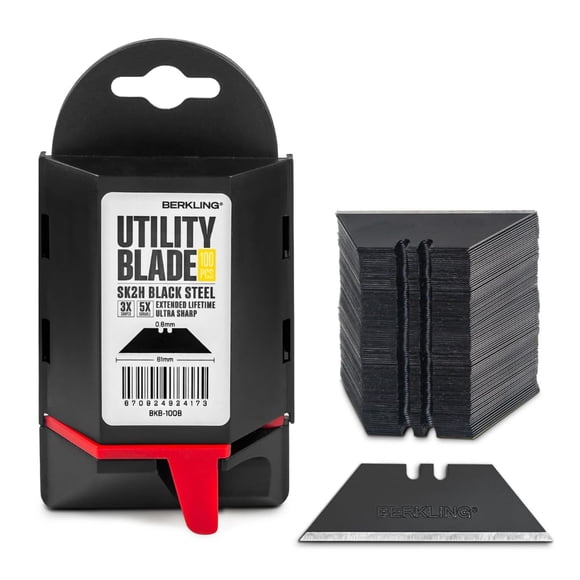 Cuchillas para Cuchillo Utilitario Berkling SK2H 100 PCS 6,1x1,9 cm