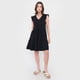 thumbnail image 4 of Vestido Mujer Corto Panal Negro Corona, 4 of 5