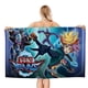 thumbnail image 1 of Yu-Gi-Oh! Toalla de playa de secado rápido con diseño temático, regalo para mujeres y niñas, ideal para cumpleaños, fans, amantes de la música, uso en la playa o al aire libre, 78 × 180 cm, 1 of 6
