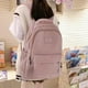 thumbnail image 3 of No pendant Waterproof Teenage Bookbag Nylon Rucksack Fashion Girl Backpack Women Shoulder Bag High School Schoolbag Black, 3 of 3