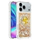 thumbnail image 3 of FOXDOCK Funda Glitter Líquida para iPhone 17 Pro con Anillo Brillante, TPU Antichoques y Esquinas Reforzadas, Soporte, 3 of 6