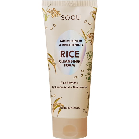 Limpiador facial espuma arroz, 200 ml