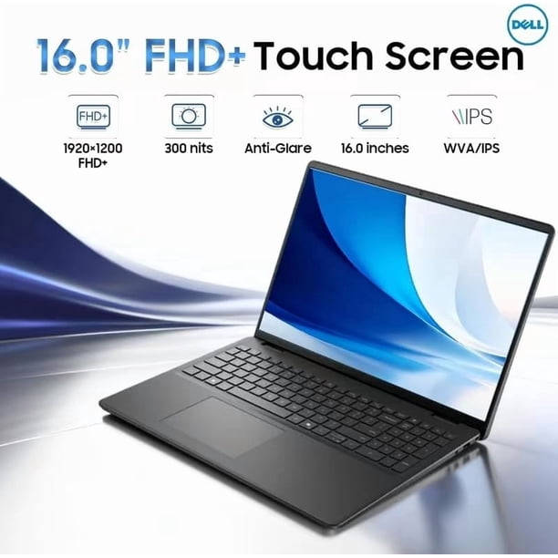 Laptop Dell Inspiron 16 con pantalla táctil, 16 GB de RAM, 512 GB