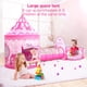 thumbnail image 4 of Tienda de campaña Princess GeerWest de 3 piezas con piscina de bolas y túnel de rastreo para niñas, 4 of 6