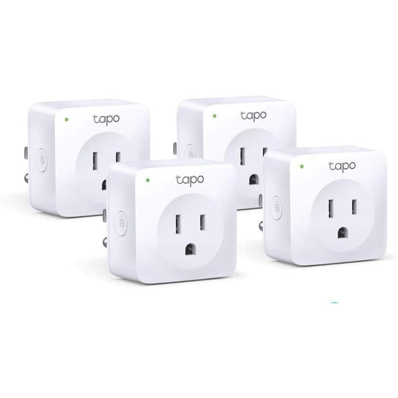 Enchufe Inteligente TP-Link Tapo P100 4 Pack WiFi Alexa