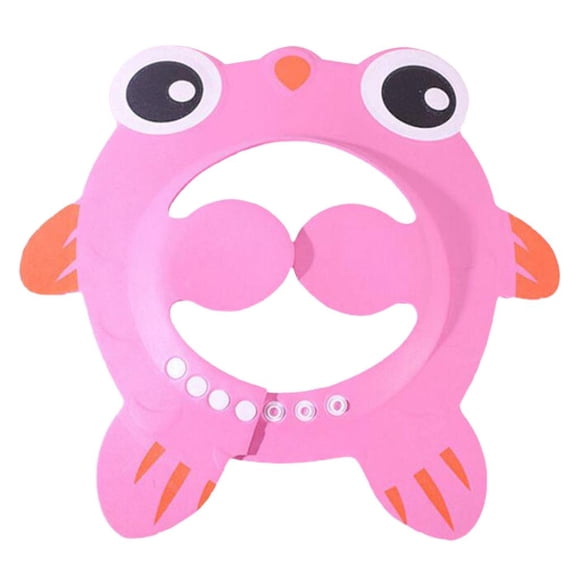 Ajustable Baby Shower Cap Oreja Cubierta Baño Sombrero Lavado Cabello E