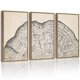 thumbnail image 1 of Arte de Pared PHOPAGO Anillos de Árbol Vintage enmarcado 28x36 cm Juego, 1 of 7