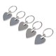 thumbnail image 3 of Llavero Llavero De Metal En Blanco Bolso Encanto Oval Redondo Llaveros 7x3.5CM, 3 of 5