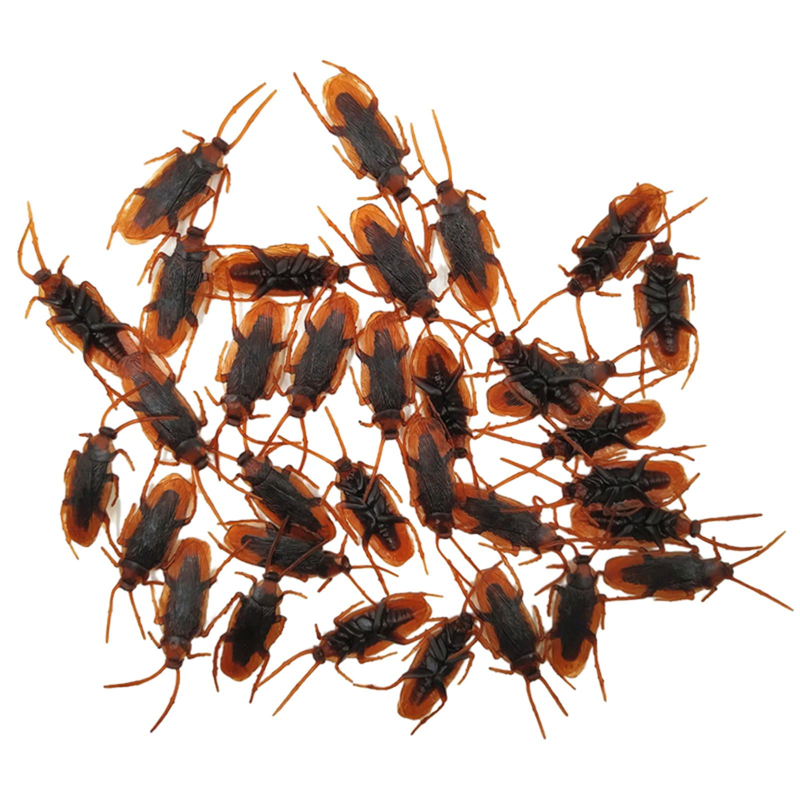 Bothyi - 100 Piezas De Cucarachas Falsas Juguetes Divertidos Pp Roach Para Halloween Navidad Vacaciones