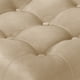thumbnail image 3 of Pouf Wood 1c Felpa 05 Beige, 3 of 4
