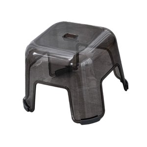 Bothyi - Taburete Versátil Con Escalón, Taburete Ligero Y Resistente Para Apartamento, Dormitorio, Baño, Negro