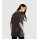 thumbnail image 3 of Polera Oversize Minimalista Negro Washed Esencial, 3 of 5