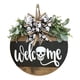 thumbnail image 4 of Bienvenido, Coronas De Halloween, Señal Redonda De Bienvenida Para El Hogar De Acción De Gracias De Halloween, 4 of 5