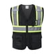 thumbnail image 3 of Chaleco seguro reflectante, ropa de trabajo, hombres de mujeres, versátiles, alta visibilidad con cremallera de bolsillos para correr perros caminando, 3 of 5