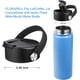 thumbnail image 5 of Tapa de Botella FLORAPELL de Boca Ancha con Cierre Abatible Libre de BPA, 5 of 8