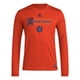 thumbnail image 1 of Camiseta adidas Houston Dynamo de manga larga para hombre antes del partido, 1 of 3