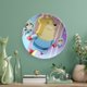 thumbnail image 5 of Perros en el espacio Plato decorativo de porcelana fina (bone china), plato decorativo de cerámica para hogar, oficina, soporte de pared, platos decorativos para dormitorio - 6 pulgadas (15 cm), 5 of 6