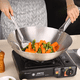 thumbnail image 2 of Wok Acero Inox Con Mango Y Aza 32 Cm, 2 of 8