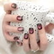 thumbnail image 1 of 24pcs Luxury 9D Black Pink Cat Eye Press On Nails - Glossy Glue On False Nails with Color Changing Light - Acrylic Fake Nails for Women and Girls, 1 of 2