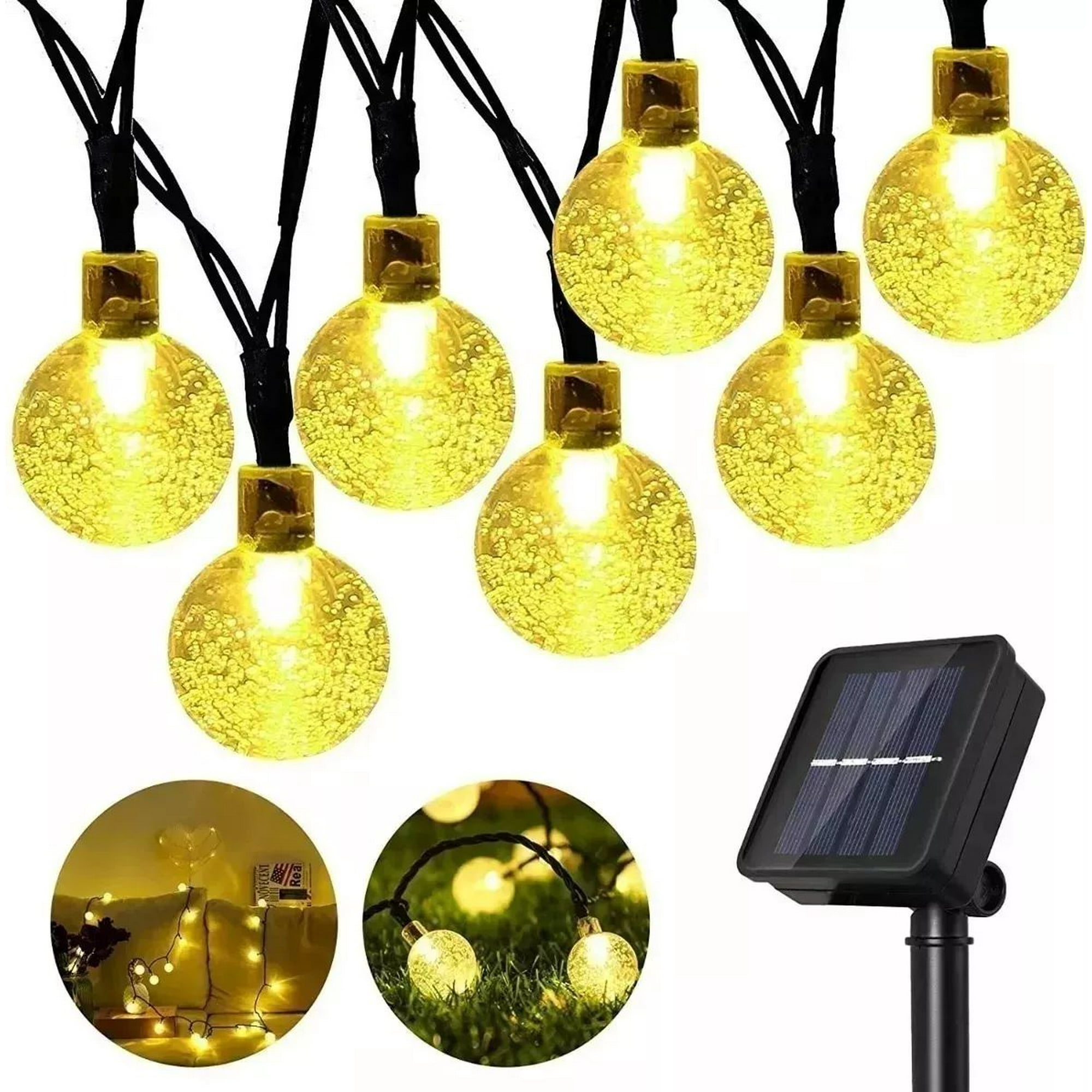 Shop E-home - Guirnalda De Luces Solares Led Impermeables De 4 Metros