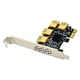 thumbnail image 3 of 1 Adaptador Externo De Tarjeta Elevadora Extensora De Ranuras PCI-E 1X A 4 PCI-E 16X, 3 of 3
