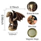 thumbnail image 2 of Tope Decorativo Para Bisagra De Puerta Dragón De Bronce Set Magnético, 2 of 7