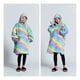 thumbnail image 1 of Pijama Bata Frazada Polar Polerón Térmica De Felpa Niño 6 13 2023 Arco Iris Estampado Con Arcoíris Y Estrellas 90 130cm, 1 of 3