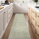 thumbnail image 3 of Alfombra Runner Art&Tuft 61 x 183 cm, antideslizante y lavable, color verde, 3 of 9