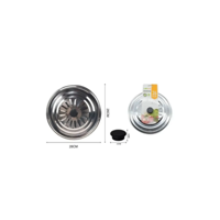 Genérico - Tapa De Acero Inox 26Cm