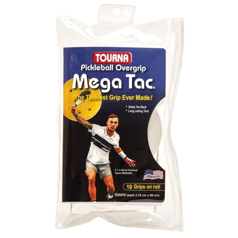 Tourna Grip - Pickleball Overgrip Tourna Mega Tac Extra Pegajoso, Paquete De 10