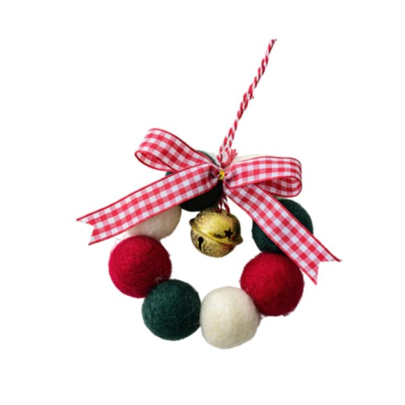 Colgante De Corona De árbol De Navidad, Bonita Decoración Navideña Para La Ventana Del Pasillo De La Oficina, Estilo B