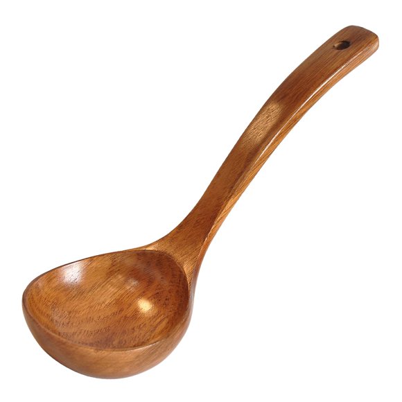 Cucharón de Madera con Mango Largo FJNATINH 27 cm