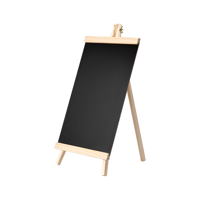 Importclick - Pizarra Tipo Caballete Atril Tiza Madera 25X48 Cm Negra