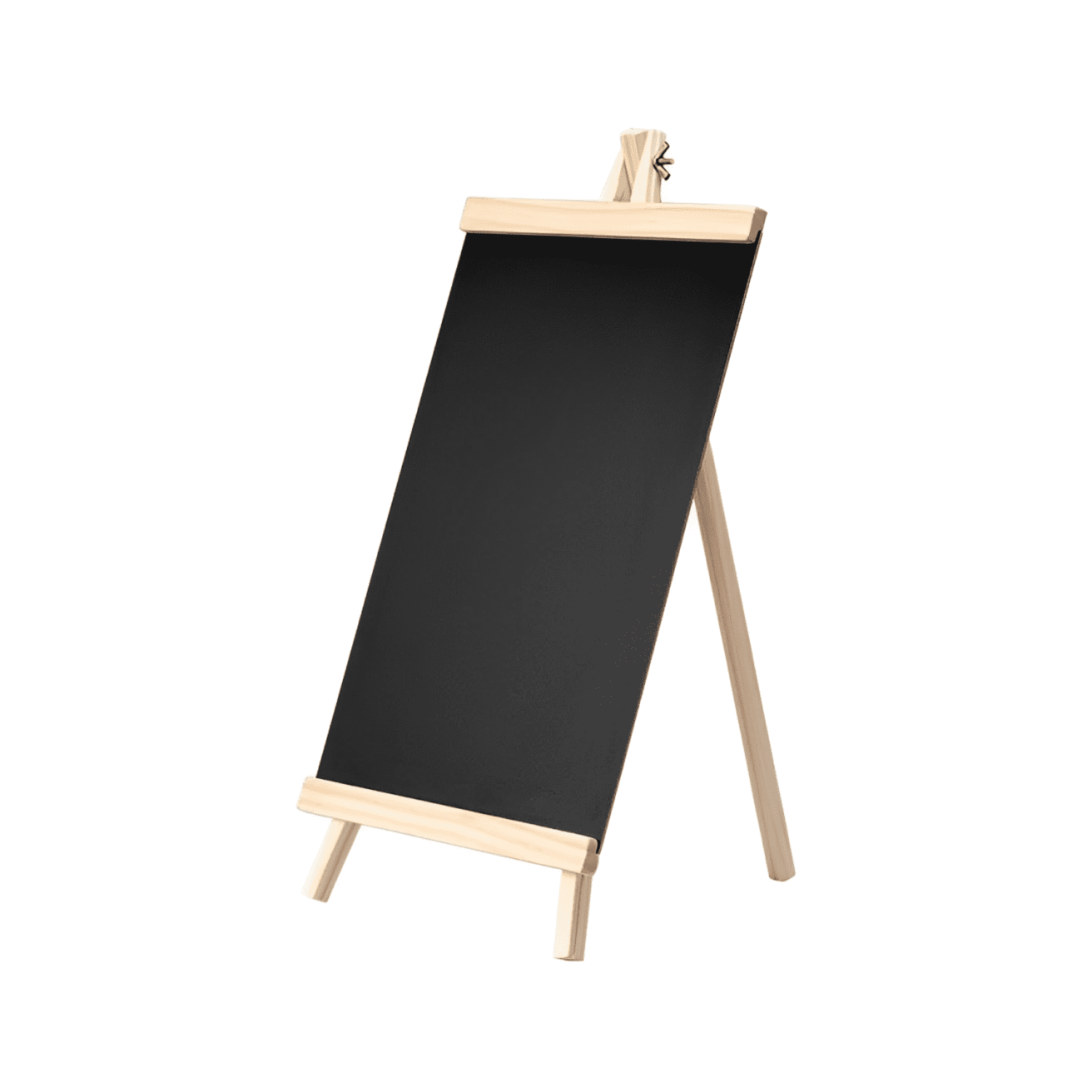 Importclick - Pizarra Tipo Caballete Atril Tiza Madera 25x48 Cm Negra