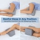 thumbnail image 4 of Almohada de rodilla 5 STARS UNITED para aliviar el dolor de cadera para personas que duermen de lado, 4 of 7