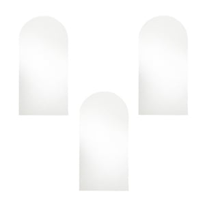 Bothyi - 3 Uds Placa De Espejo Sólido Accesorios De Fotografía Ornamento Decoración Artística Para Protección 10X21Cm