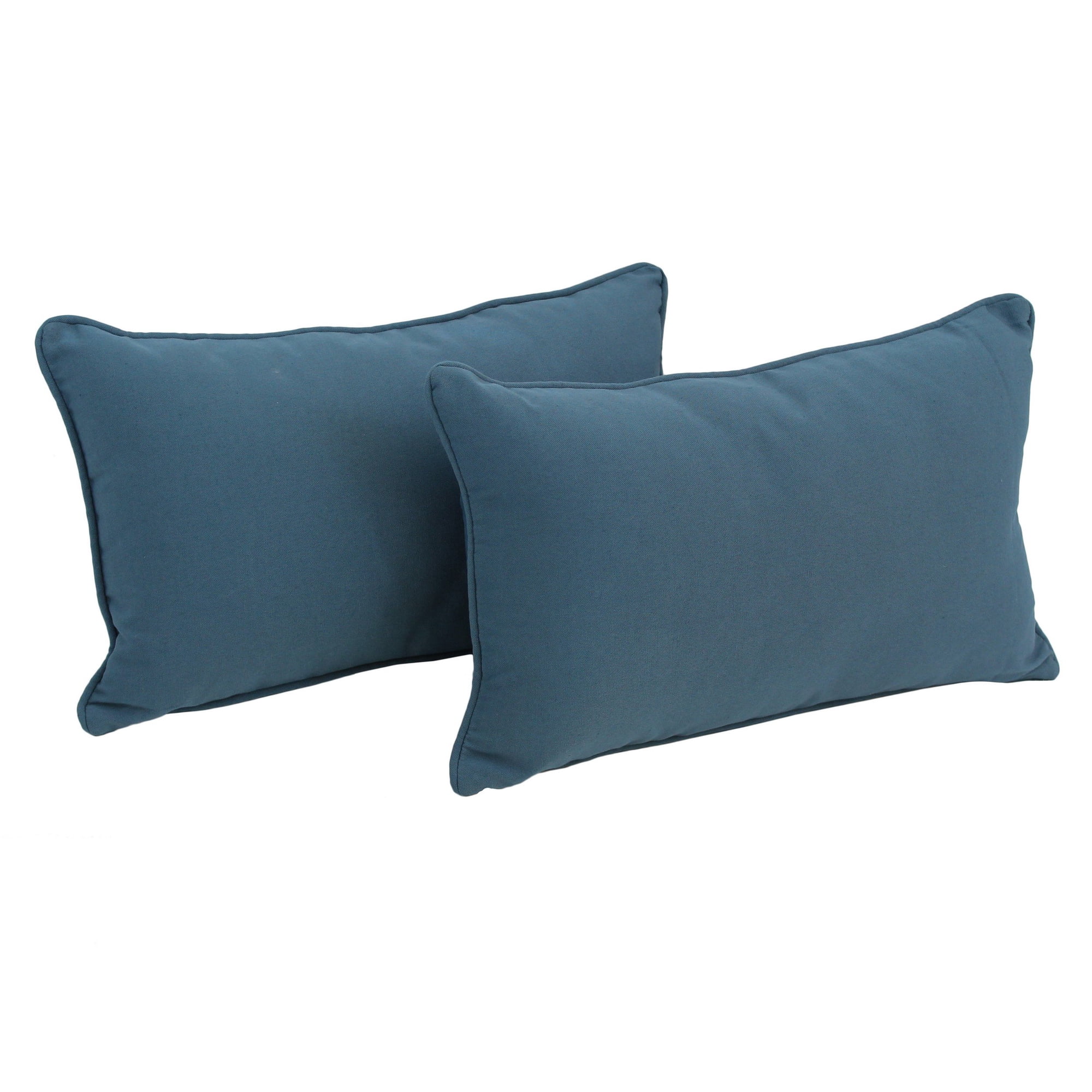 Almohadas De Respaldo Blazing Needles, Sarga Índigo, 20 X 12 Cm