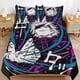 thumbnail image 1 of Jujutsu Kaisen Bedding Set Duvet Cover Comfortable and Lightweight Cartoon Bedding 3 Piece Bed Set, 1 of 5