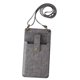 thumbnail image 2 of Bolso Peque?o Para Teléfono Celular Con Bandolera Para Mujer, Bolso De Hombro, Bolso, Monedero, Gris Oscuro, 2 of 5