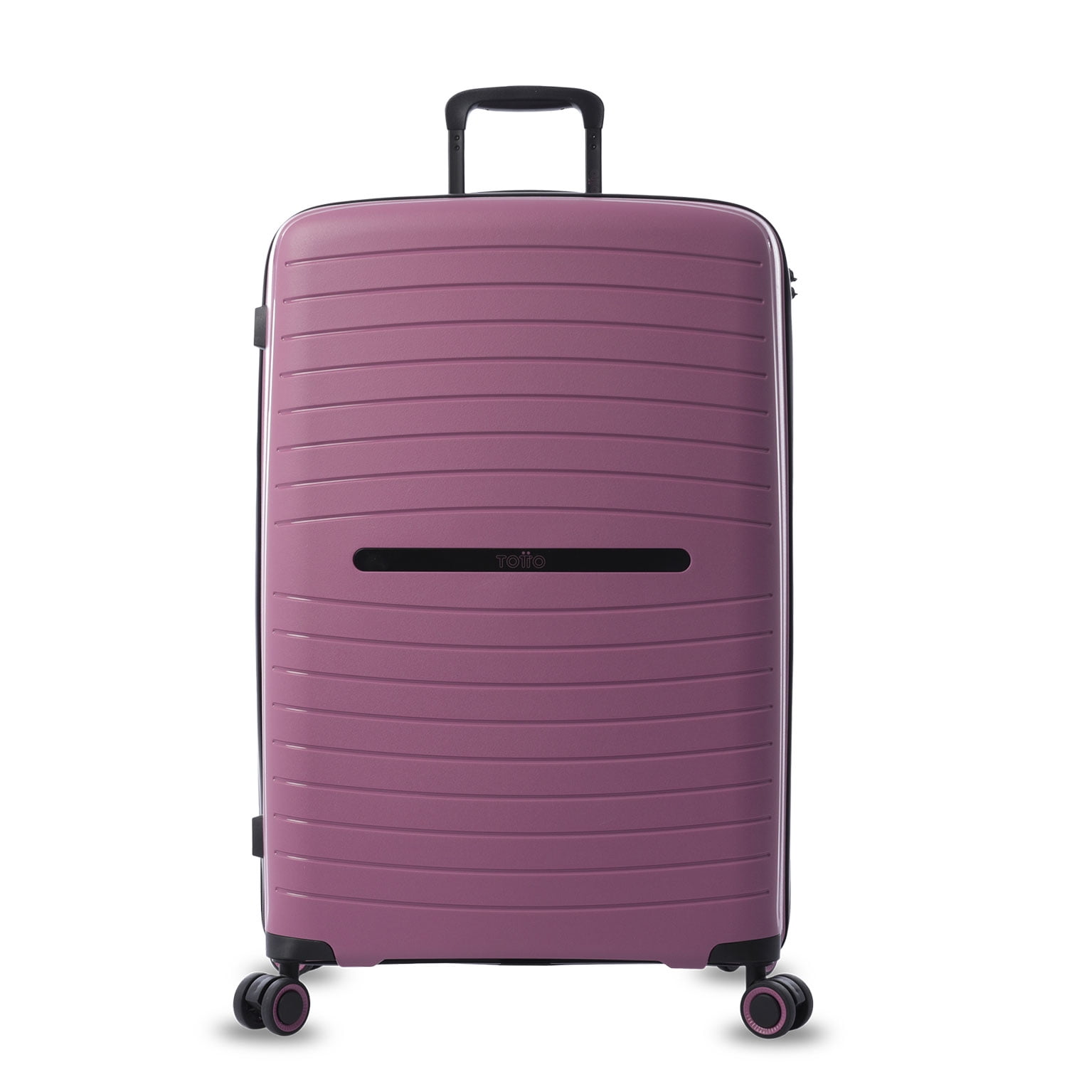 Maleta De Viaje Grande 23 Kilos 360 Wave 2.0 Rosada Totto