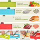 thumbnail image 4 of Tabla de pica Belug con pestañas  Para Cocina 4 unidades Multicolor, 4 of 5