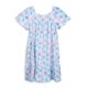 thumbnail image 2 of Vestido Niña Elasticado Estampado Turquesa Pillin, 2 of 3