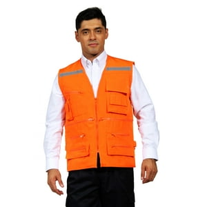 90 Grados - Chaleco Geólogo Unisex Naranjo Unisex