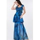 thumbnail image 1 of Vestido Largo con Estampado de Volantes y Bajo Escalonado, 1 of 5