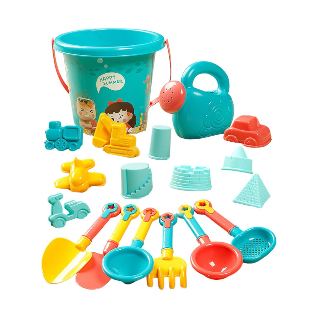 Crusec - Juguete De Playa Arena Para Niños 18 Piezas Resistente