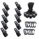 thumbnail image 3 of 30 Piezas/Juego Clips Para Lona Mosquetón Cordones Soporte Para Senderismo Toldos Estilo Al Aire Libre F, 3 of 3