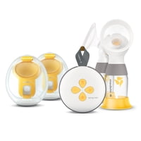 Extractor De Leche Medela Swing Maxi Con Copas Y Protectores Portátiles